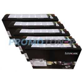 Lexmark C746 Toner Black High Yield 5 Pack