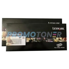 Lexmark C782 Toner Black Extra High Yield 2 Pack