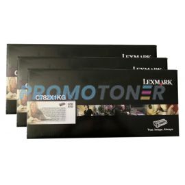 Lexmark C782 Toner Black Extra High Yield 3 Pack