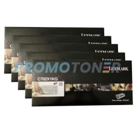 Lexmark C782 Toner Black Extra High Yield 5 Pack