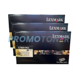 Lexmark C792 Toner Black Extra High Yield 3 Pack