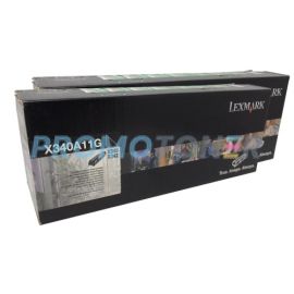 Lexmark X340n Toner Black 2.5K 2 Pack