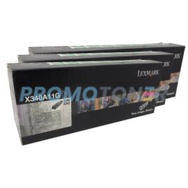 Lexmark X340n Toner Black 2.5K 3 Pack