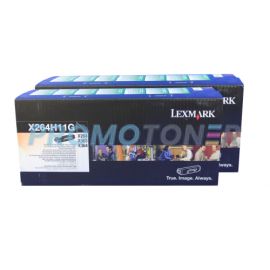 Lexmark X264DN Toner Black 9K 2 Pack