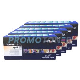Lexmark X264DN Toner Black 9K 5 Pack