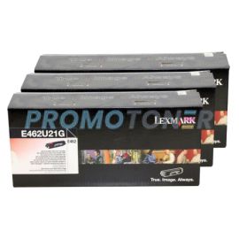 Lexmark E462 Toner Black 18K 3 Pack