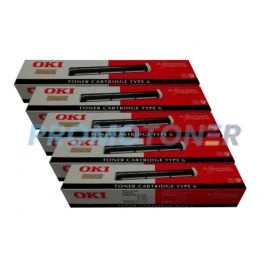 Okidata Type 6 Toner Black 5 Pack