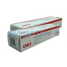 Okidata Type 9 Toner black 6k 2 Pack