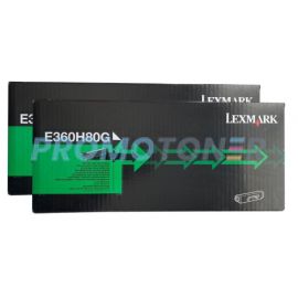 Lexmark E360 Toner Black 9K 2 Pack