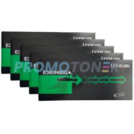 Lexmark E360 Toner Black 9K 5 Pack