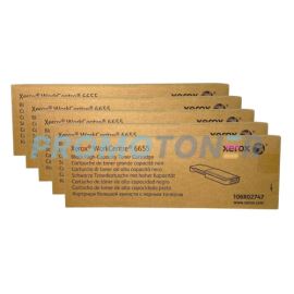Xerox Workcentre 6655 Toner Black 5 Pack