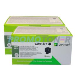Lexmark CS720DE Corp Toner Black 2 Pack