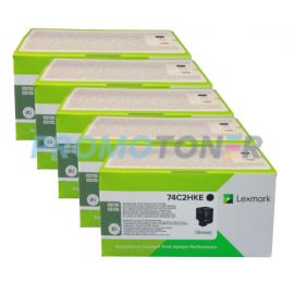 Lexmark CS720DE Corp Toner Black 5 Pack