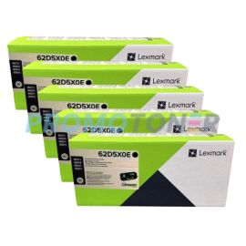 Lexmark 625XE Corp Toner Black 45K 5 Pack