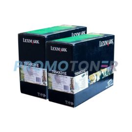 Lexmark T654N Corp Toner Black 36K 2 Pack