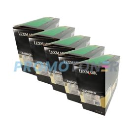 Lexmark T644 Corp Toner Black 21K 5 Pack