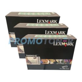 Lexmark T650N Corporate Toner Black 25K 3 Pack