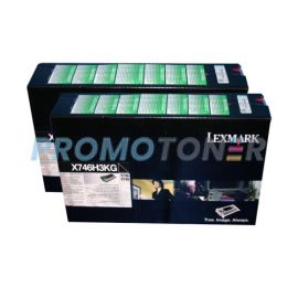 Lexmark X746 Corp Toner Black 2 Pack