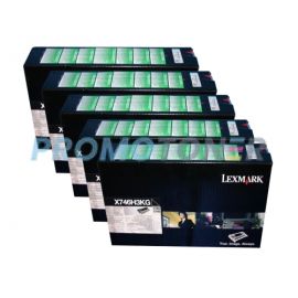 Lexmark X746 Corp Toner Black 5 Pack