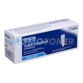 EPSON 0671 C13S050671 CIANO TONER - 700 PAGINE PER ACULASER C1700
