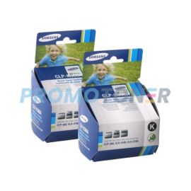 Samsung CLP-300 Toner Cartridge Black Pack Of 2