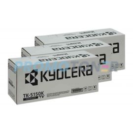 Kyocera Mita TK-5150 Toner Kit Black Pack Of 3