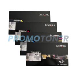 Lexmark C522 Toner CMYK Pack of 4