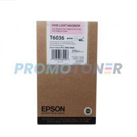 EPSON T6036 T603 T603600 MAGENTA VIVIDO CHIARO INCHIOSTRO PER STYLUS PRO 7800