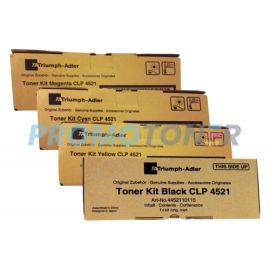 Triumph-Adler CLP 4521 Toner CMYK Pack of 4