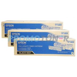 Epson 0557 Toner Cart Black High Yield Pack Of 3