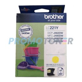 BROTHER LC-221Y GIALLO INCHIOSTRO - 260 PAGINE PER DCP-J562DW