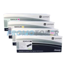 Lexmark CX860 Toner CMYK Ultra High Yield Pack of 4
