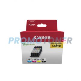 CANON CLI-581 2103C006 CMYK INCHIOSTRO - 200 PAGINE BIANCO/NERO PER PIXMA TR7550