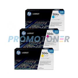 HP 504A Toner CMY Pack of 3