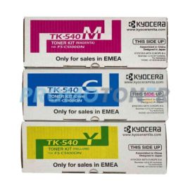 Kyocera Mita TK-540 Toner CMY Pack of 3