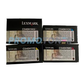 Lexmark C540 Toner CMYK High Yield Pack of 4