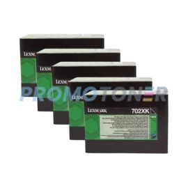 Lexmark 702X Toner Black 5 Pack