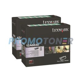 Lexmark T520 Toner Black 7.5K 2 Pack