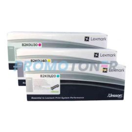Lexmark CX860 Toner CMY Ultra High Yield Pack of 3