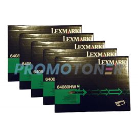 Lexmark T644 Toner Black 21K 5 Pack