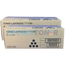 Ricoh Type 1190 Toner Cartridge Black Pack Of 2