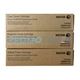 Xerox Phaser 6128 Toner CMY Pack of 3