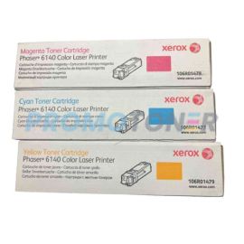 Xerox Phaser 6140 Toner CMY Pack of 3