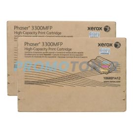 Xerox Phaser 3300 Toner Black 8k 2 Pack