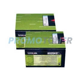 Lexmark 802SKE Corp Toner Black 2.5k 2 Pack