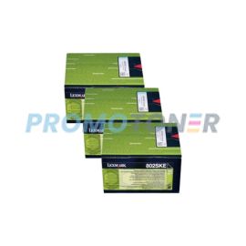 Lexmark 802SKE Corp Toner Black 2.5k 3 Pack