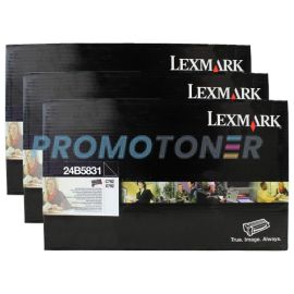 Lexmark CS796 Toner Black High Yield 3 Pack