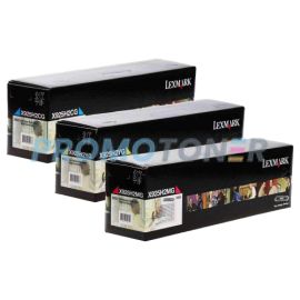 Lexmark X925de Toner CMY Pack of 3