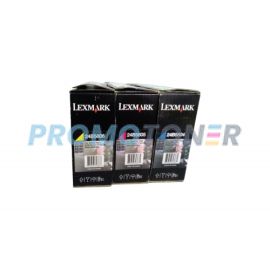 Lexmark CS736DN Toner CMY High Yield Pack of 3