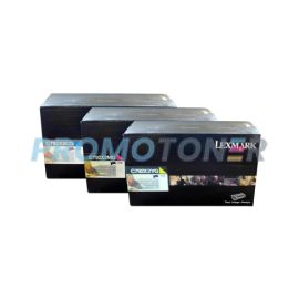 Lexmark C792 Toner CMY Extra High Yield Pack of 3